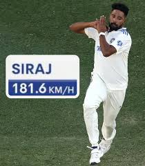 siraj 181 km bowling highlights