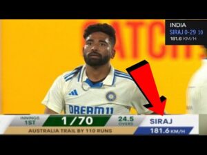 siraj 181 km bowling highlights